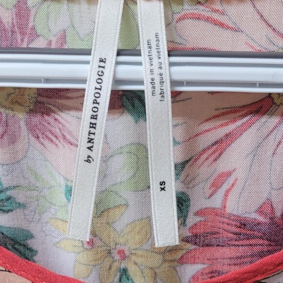 Anthropologie Floral Blouse - XS - Picture 2 of 3
